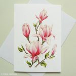 magnolia greeting card